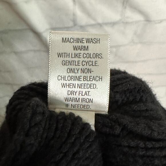 Croft & Barrow Black Button Up Sweater Cardigan, Large, Pre-Owned - Picture 5 of 5